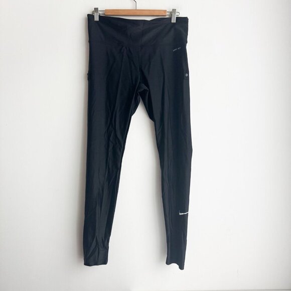 Nike Swim Black Slim Fit Taper Leg Full Lenght Swim Pants UPF 40+ L - Picture 3 of 8